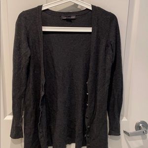 Dark Grey knit cardigan XS